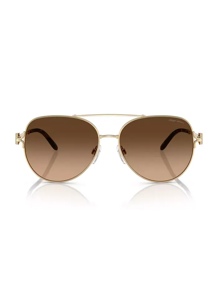 Женские солнцезащитные очки RL7087 Ralph Lauren — изображение 2 из 10, бледный золотистый