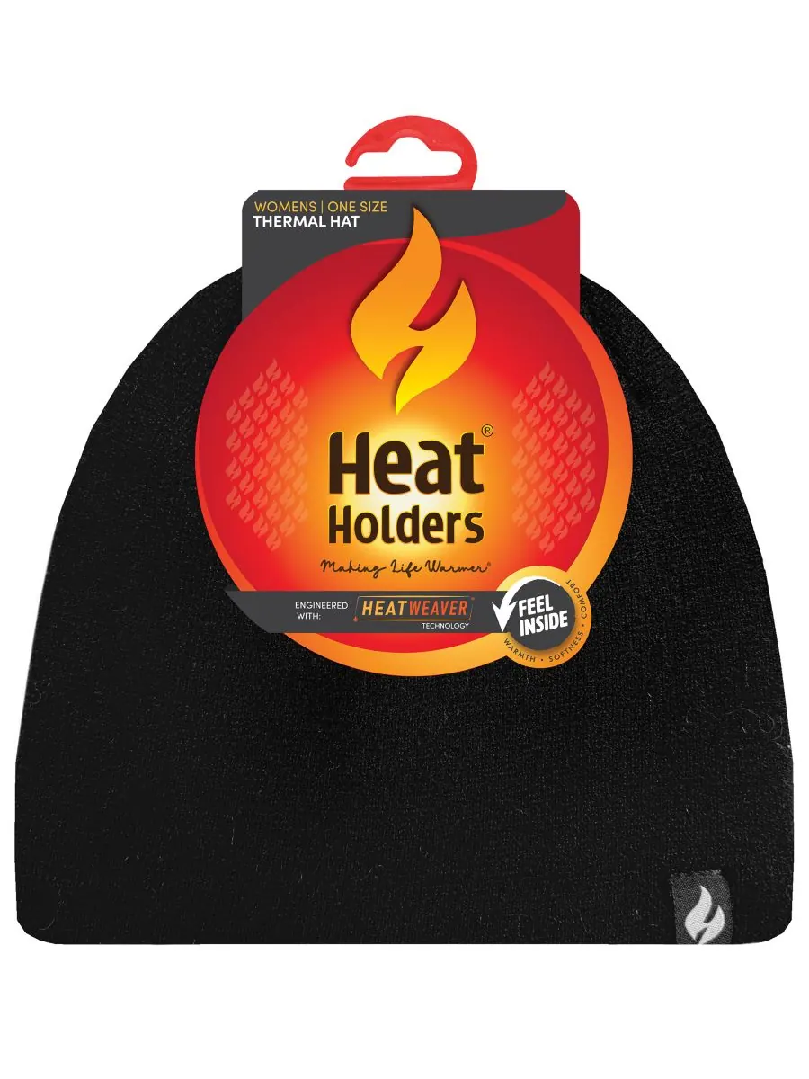 Вязаная шапка-ушанка Diana Heat Holders — изображение 3 из 3, черный