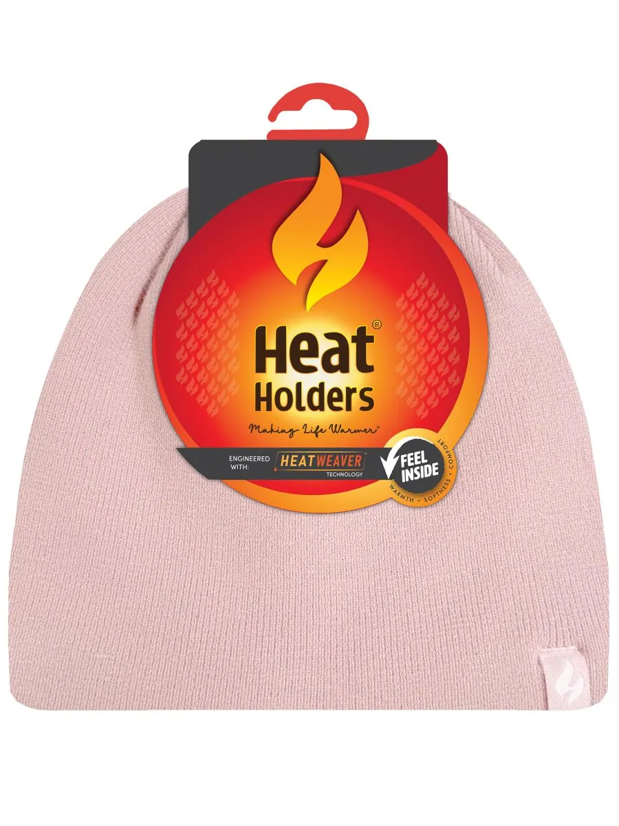 Вязаная шапка-ушанка Diana Heat Holders — изображение 3 из 3, розовый