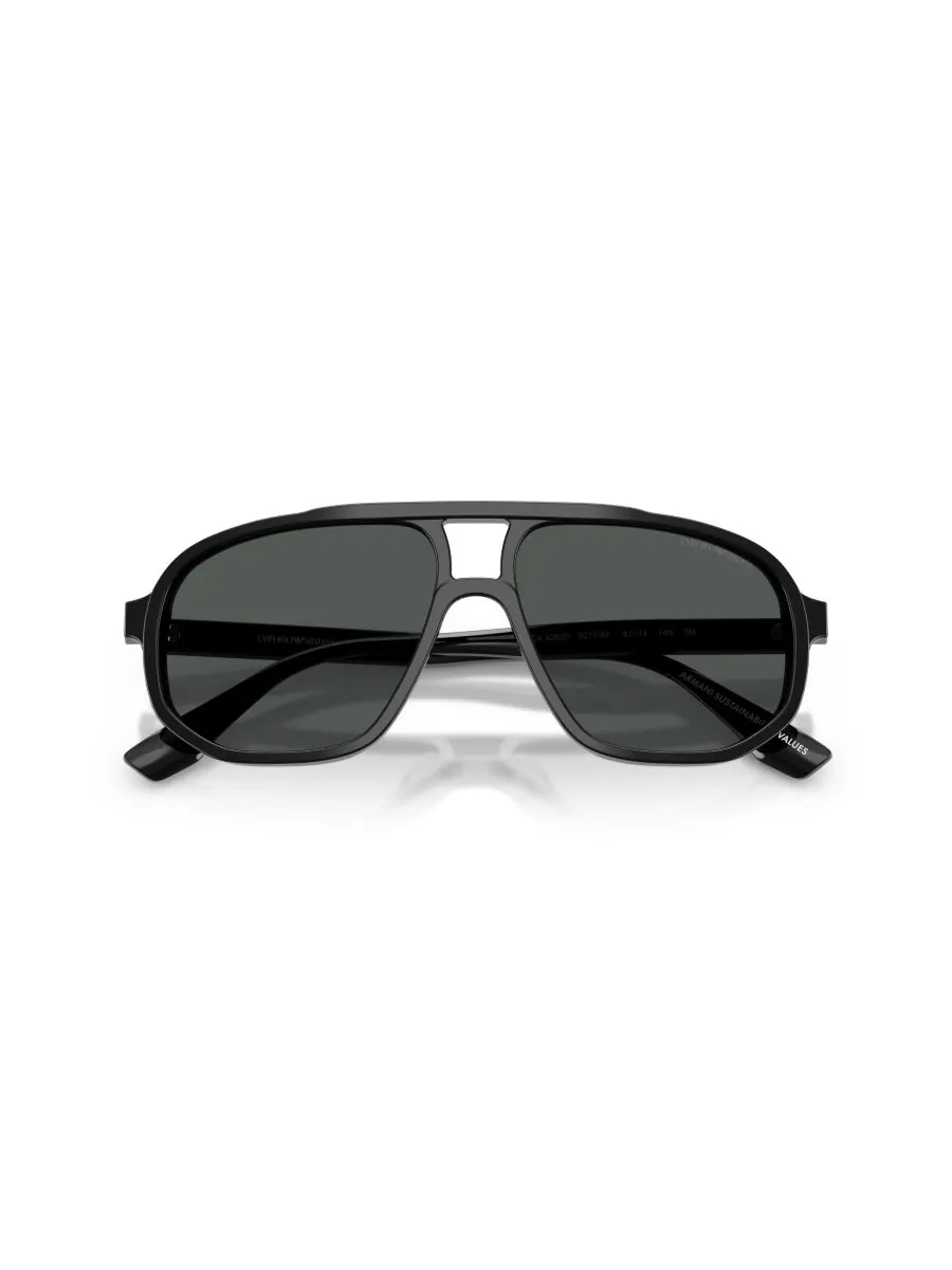 Мужские солнцезащитные очки "Пилот", EA4263U Emporio Armani — изображение 5 из 5, черный