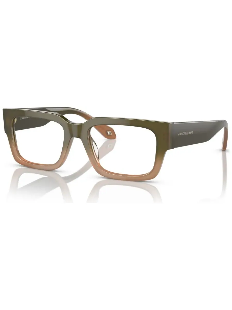 Мужские прямоугольные очки, AR7243U 53 Giorgio Armani — зеленый