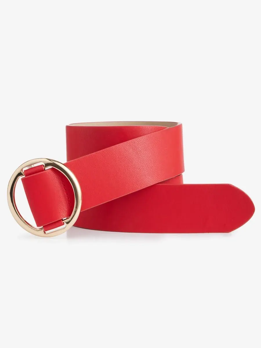 Круглый фрикционный ремень для брюк I.N.C. International Concepts — изображение 1 из 3, красный
