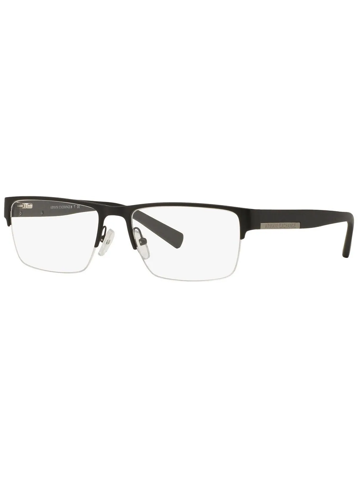 Мужские прямоугольные очки Armani Exchange AX1018 Armani Exchange — изображение 1 из 4, черный