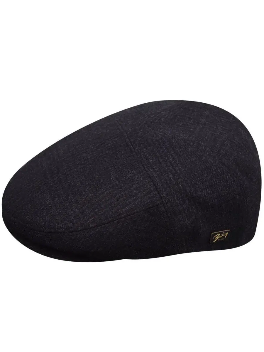 Мужская кепка Ormond Flat Cap Bailey 1922 — черный