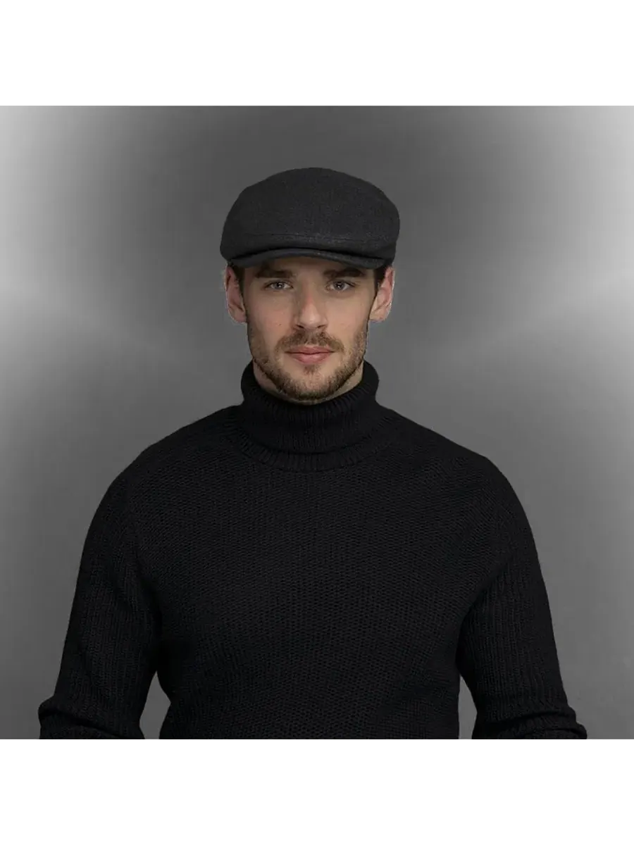Мужская кепка Ormond Flat Cap Bailey 1922 — изображение 2 из 3, черный