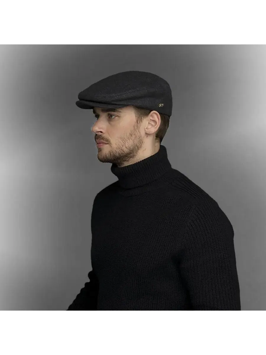 Мужская кепка Ormond Flat Cap Bailey 1922 — изображение 3 из 3, черный