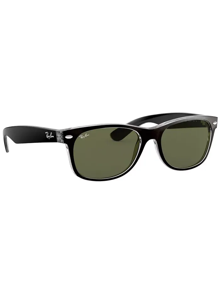 Унисекс солнцезащитные очки New Wayfarer, RB2132 Ray-Ban — изображение 3 из 6, черный