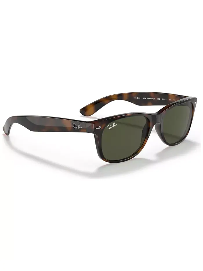 Солнцезащитные очки, RB2132 NEW WAYFARER COLOR MIX Ray-Ban — изображение 3 из 5, коричневый/зеленый