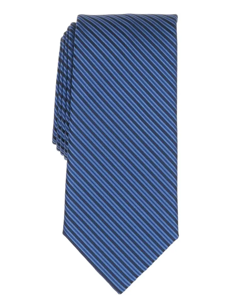 Мужской полосатый галстук Fenwich Perry Ellis — синий