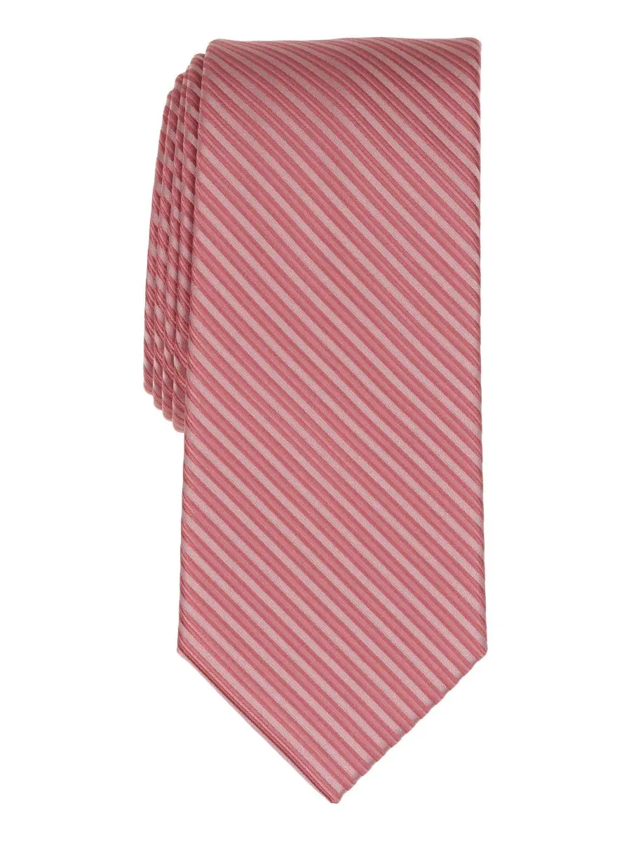 Мужской полосатый галстук Fenwich Perry Ellis — изображение 1 из 3, розовый