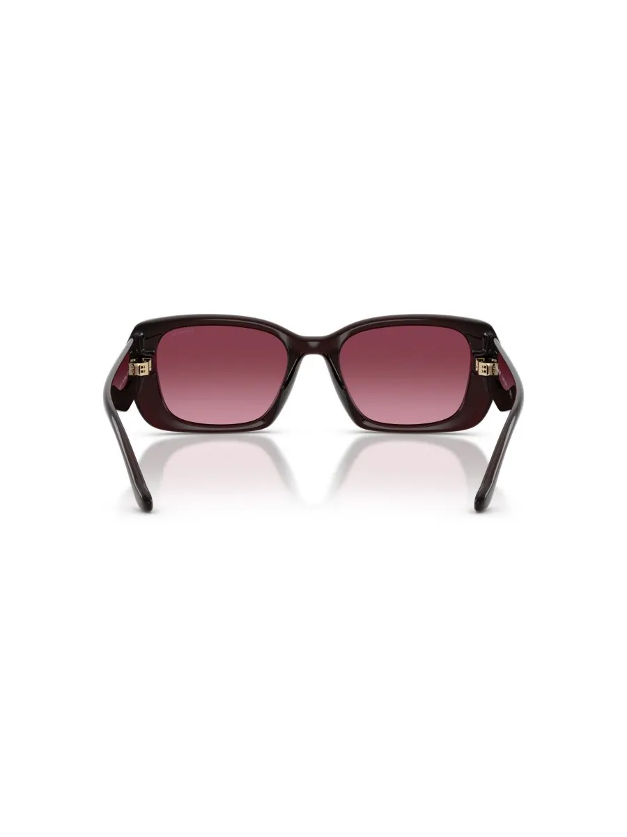 Женские квадратные солнцезащитные очки, CBY82 HC8435U COACH, Milky Merlot — изображение 4 из 6