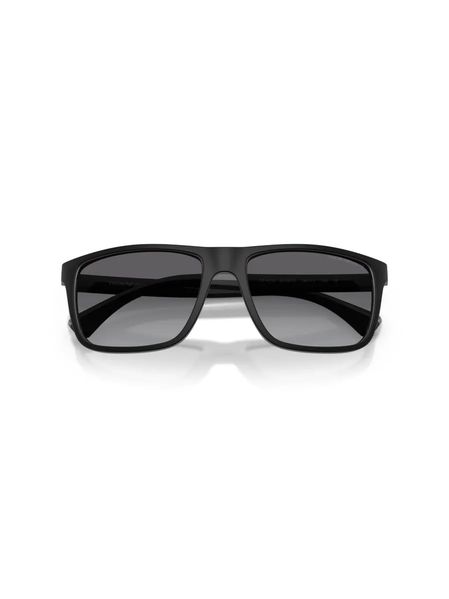 Мужские поляризованные солнцезащитные очки, EA4033 Emporio Armani — изображение 9 из 9, серый