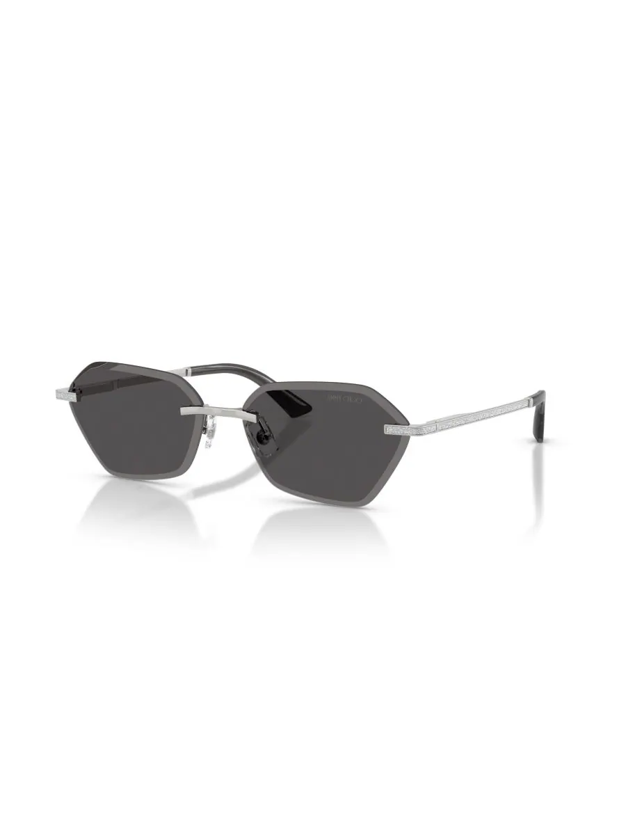 Женские солнцезащитные очки с геометрическим рисунком, JC4022J Jimmy Choo