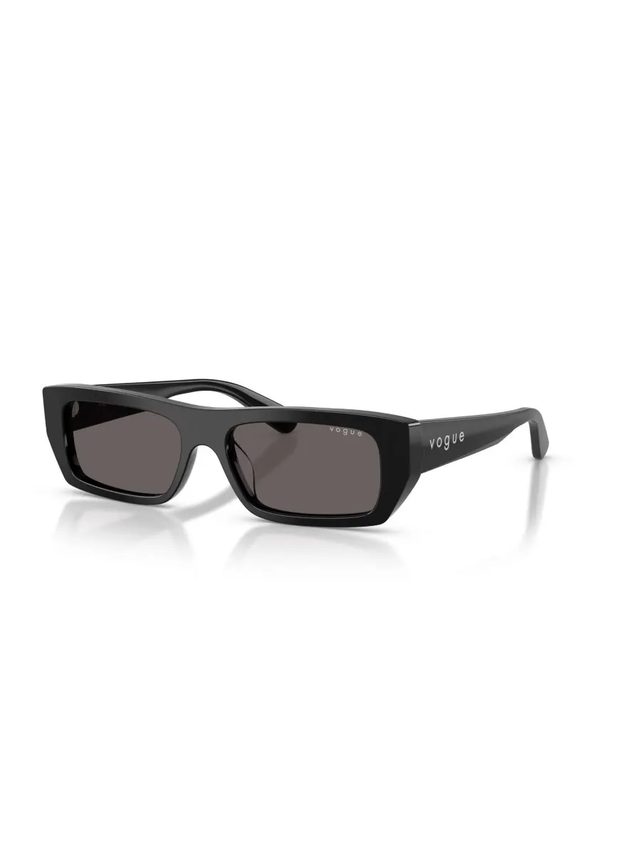 Женские прямоугольные солнцезащитные очки, VO5657SU Vogue Eyewear — изображение 1 из 10, черный