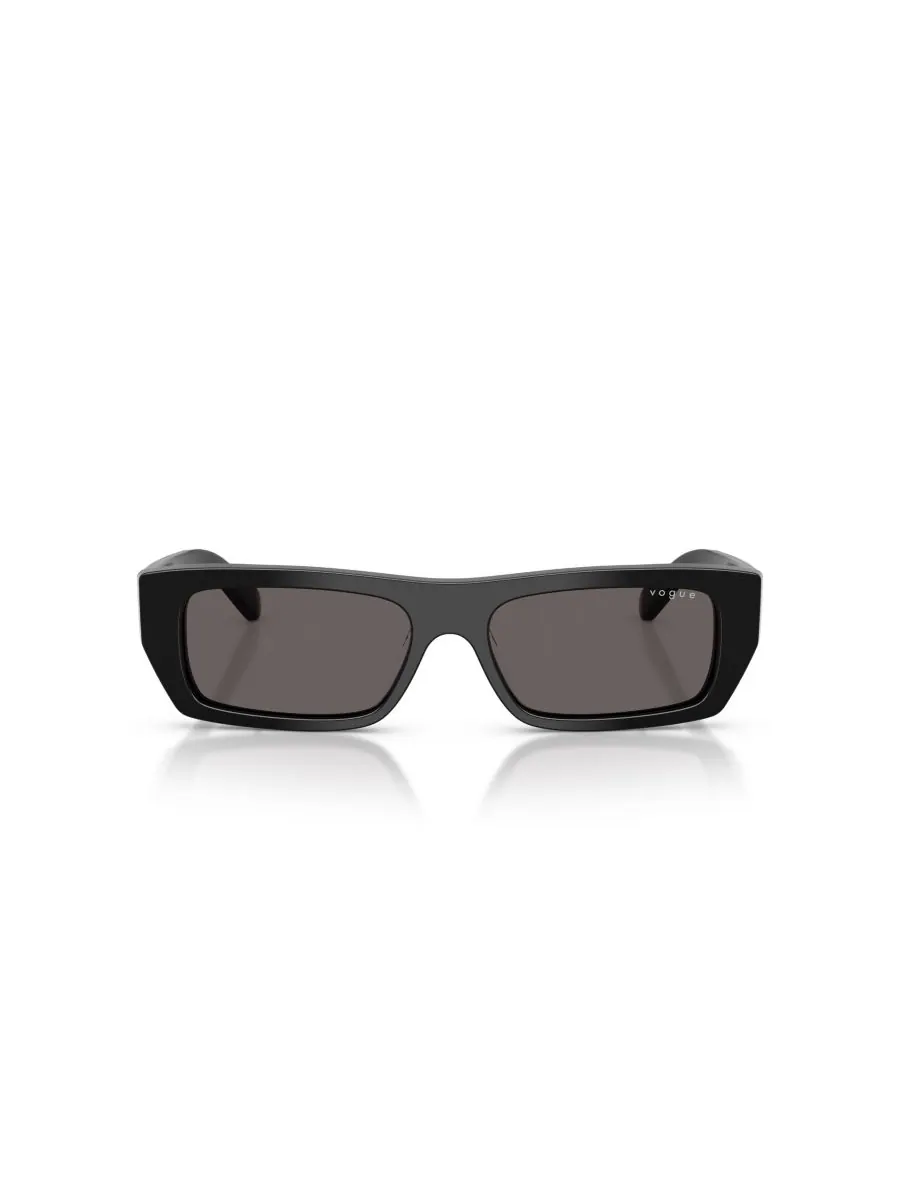 Женские прямоугольные солнцезащитные очки, VO5657SU Vogue Eyewear — изображение 2 из 10, черный