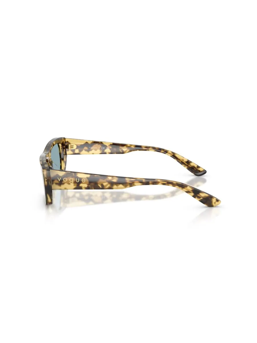 Женские прямоугольные солнцезащитные очки, VO5657SU Vogue Eyewear — изображение 3 из 10, коричневый