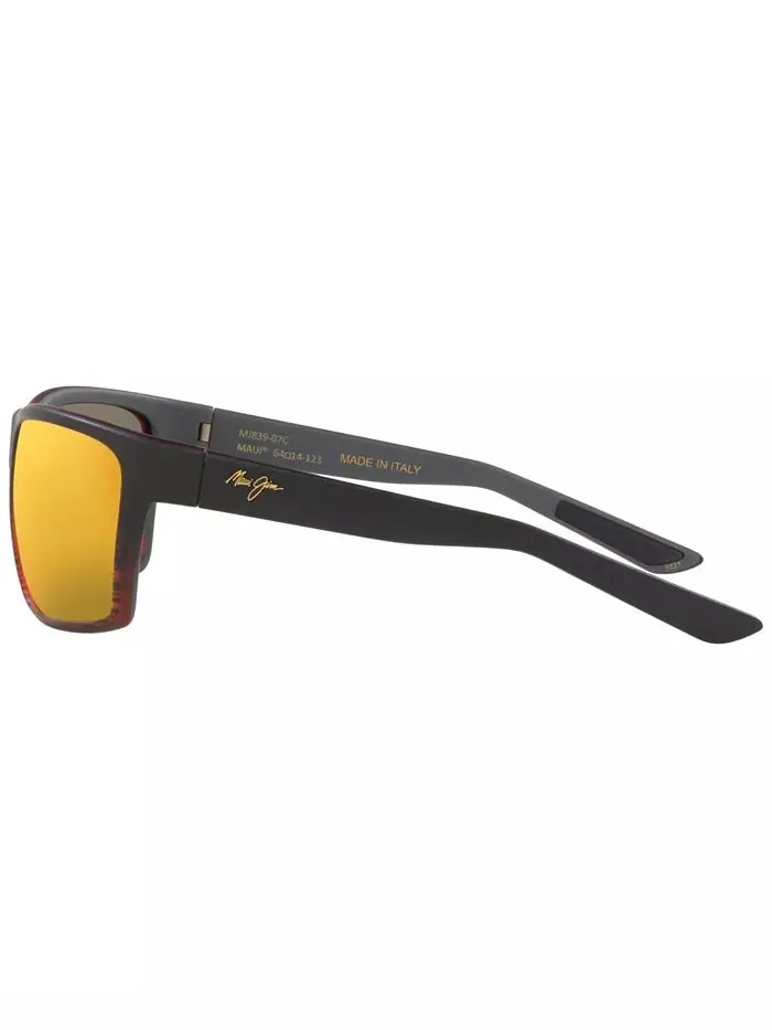 Поляризованные солнцезащитные очки унисекс Maui Jim — изображение 3 из 4, бордовый