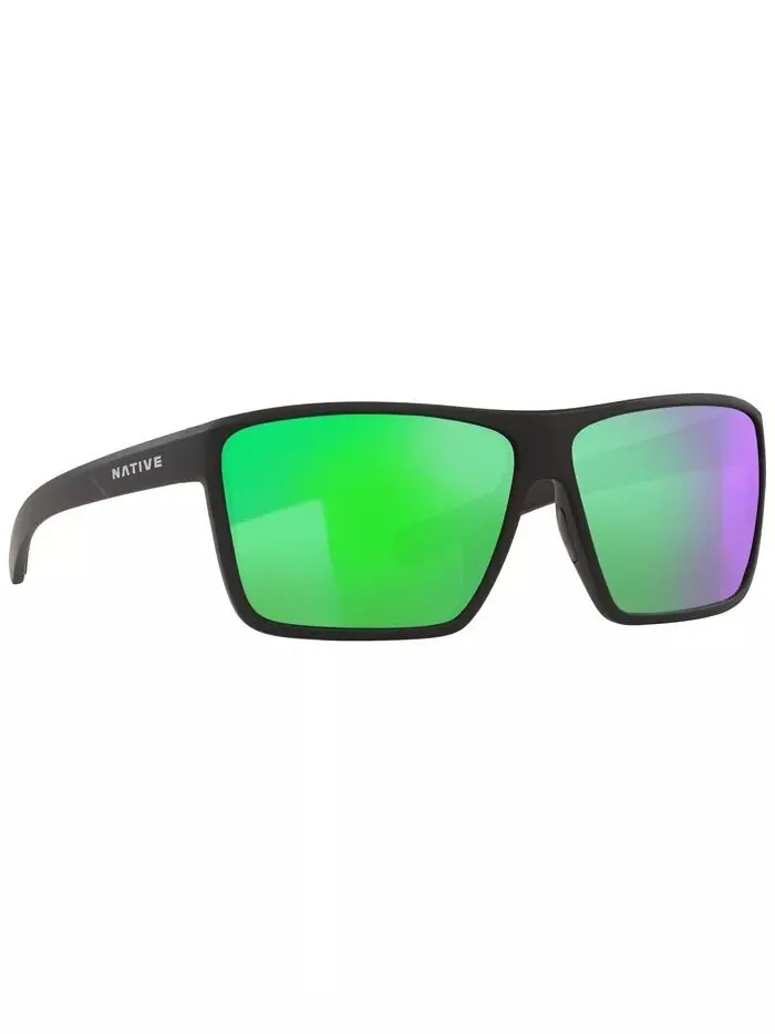 Мужские поляризационные солнцезащитные очки Native Wells XL, зеркало XD9023 Native Eyewear — изображение 8 из 10, черный