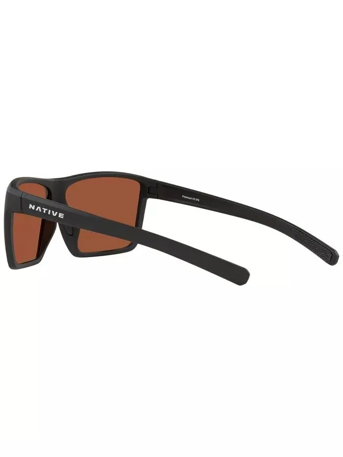 Мужские поляризационные солнцезащитные очки Native Wells XL, зеркало XD9023 Native Eyewear — изображение 9 из 10, черный