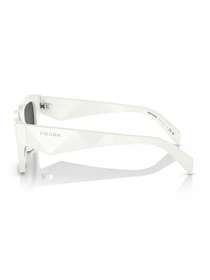 Мужские солнцезащитные очки Symbole Square PRADA — изображение 4 из 5, белый