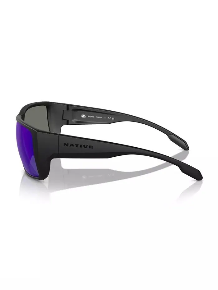 Мужские поляризованные солнцезащитные очки, Badlands Xd9045 Native Eyewear — изображение 5 из 6, черный синий