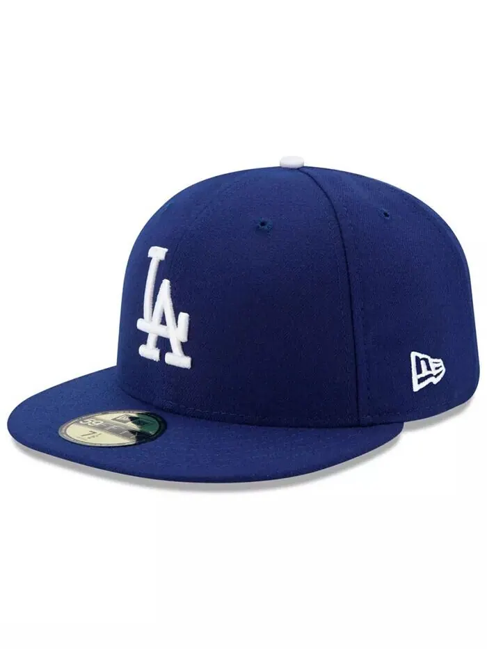Кепка приталенного кроя 59FIFTY Los Angeles Dodgers Authentic Collection New Era — синий