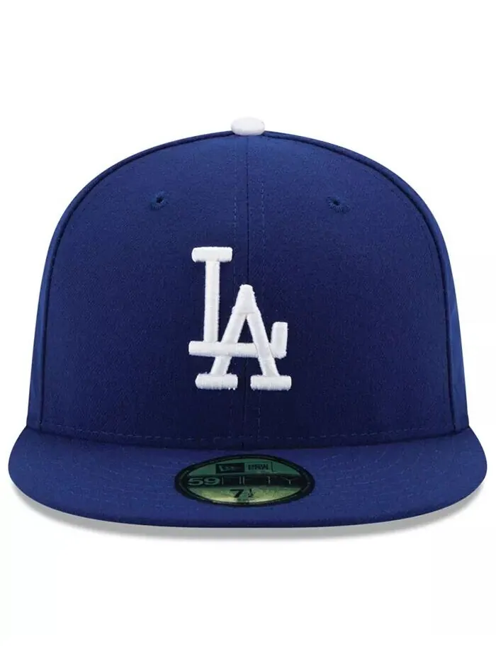 Кепка приталенного кроя 59FIFTY Los Angeles Dodgers Authentic Collection New Era — изображение 2 из 4, королевский