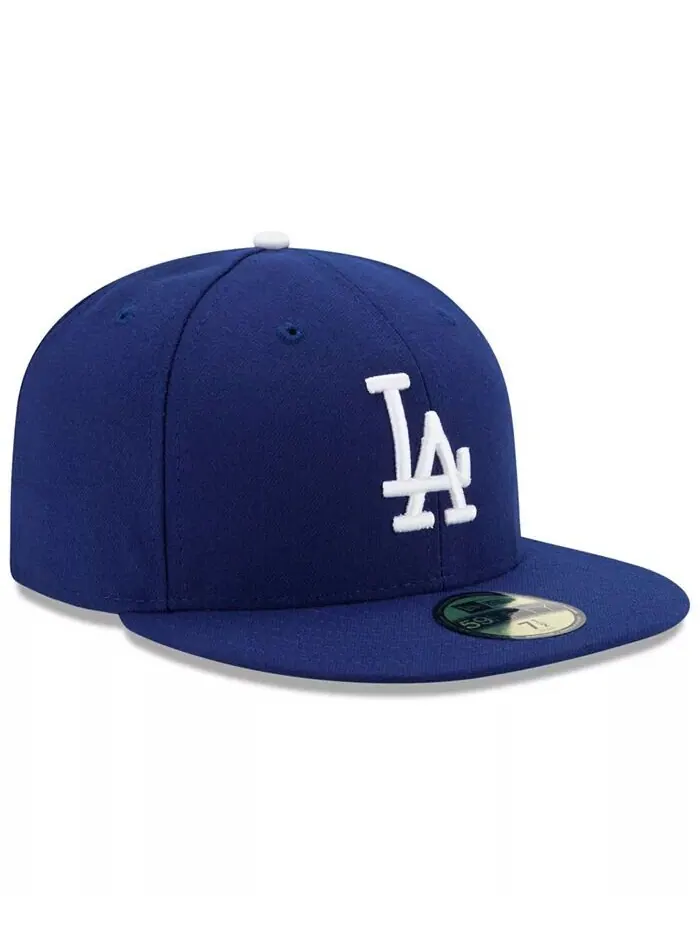 Кепка приталенного кроя 59FIFTY Los Angeles Dodgers Authentic Collection New Era — изображение 3 из 4, королевский