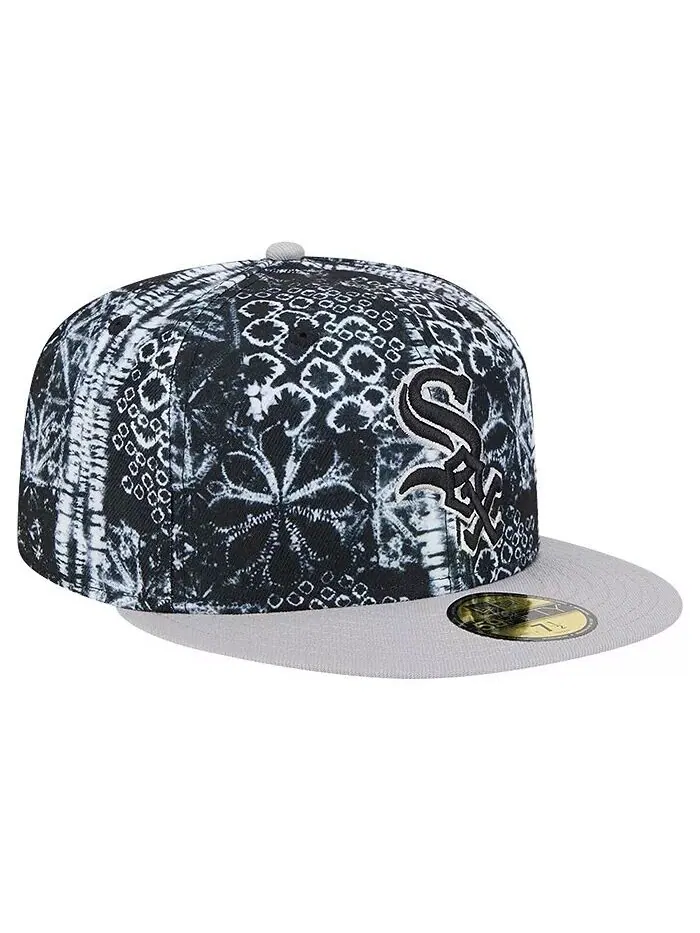 Мужская черная приталенная шляпа Chicago White Sox Sands 59FIFTY New Era — черный