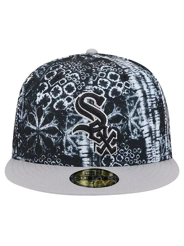 Мужская черная приталенная шляпа Chicago White Sox Sands 59FIFTY New Era — изображение 3 из 4, черный