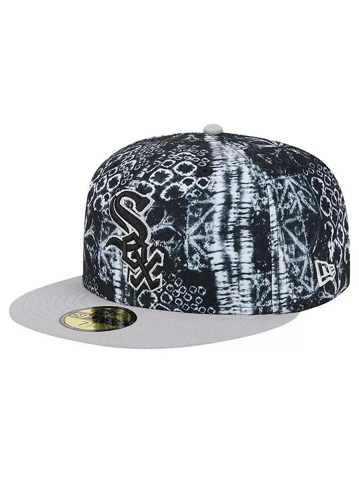 Мужская черная приталенная шляпа Chicago White Sox Sands 59FIFTY New Era — изображение 4 из 4, черный