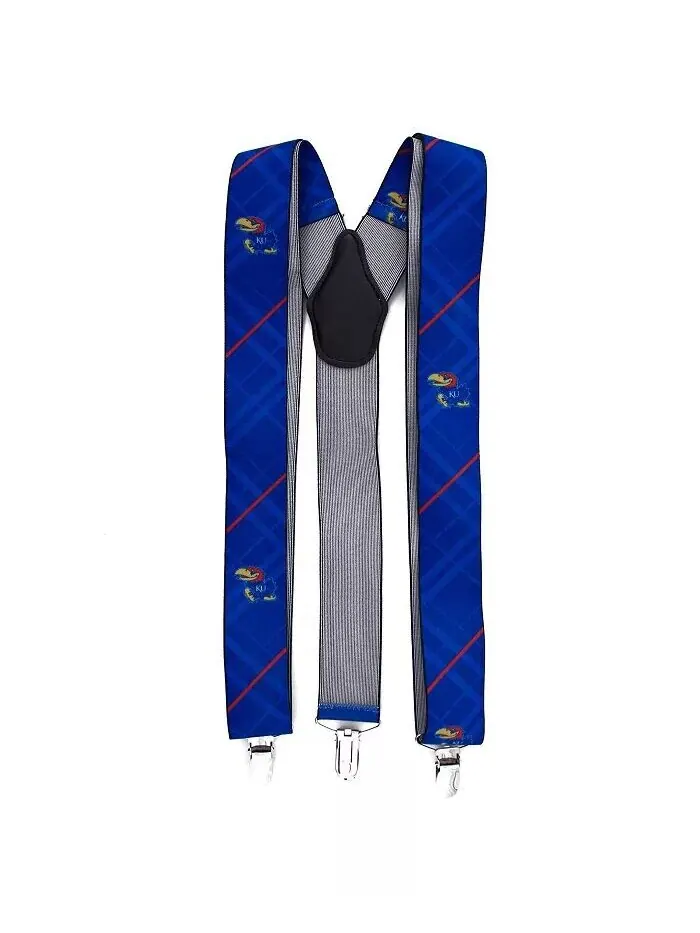 Мужские синие подтяжки Kansas Jayhawks Eagles Wings — синий