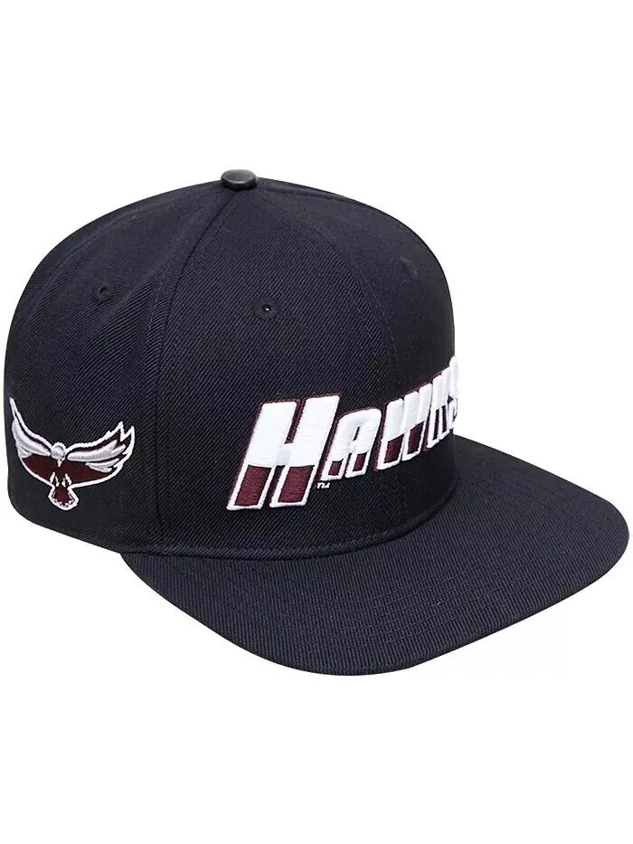 Мужская черная кепка Evergreen Snapback с аркой и логотипом Maryland Eastern Shore Hawks Pro — черный