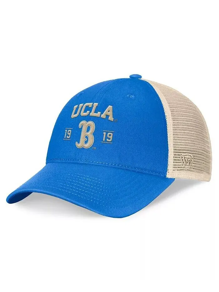Мужская синяя регулируемая кепка UCLA Bruins Heritage Waylon Trucker Top Of The World — синий