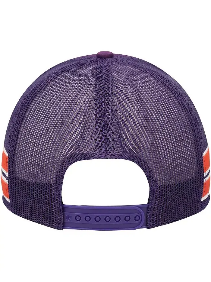 Мужская фиолетовая кепка Trucker Adjustable Phoenix Suns Sidebrand Stripes '47 Brand — изображение 2 из 4