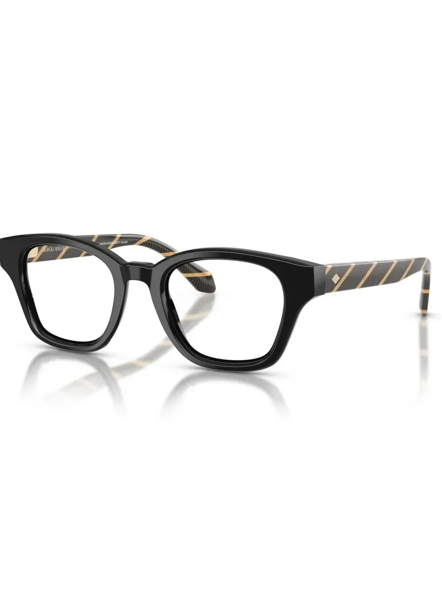 Мужские очки-подушки, AR7274 Giorgio Armani — черный