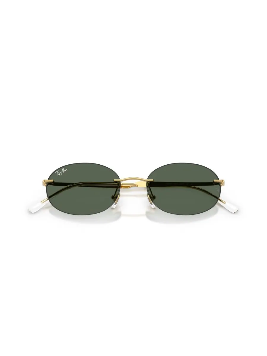 Солнцезащитные очки овальной формы унисекс, RB3767 Ray-Ban — изображение 3 из 5, золотистый