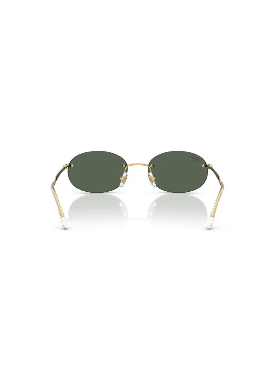 Солнцезащитные очки овальной формы унисекс, RB3767 Ray-Ban — изображение 4 из 5, золотистый