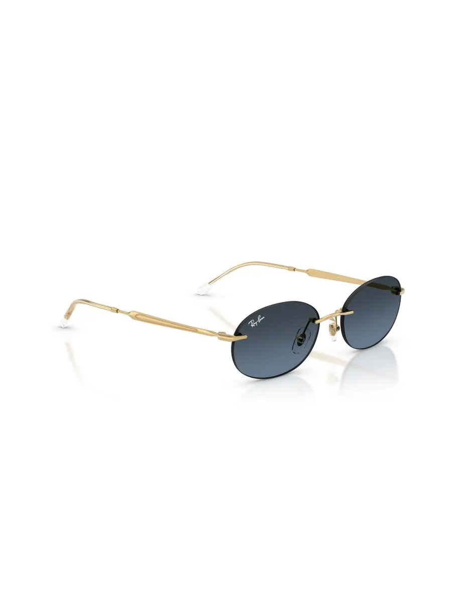 Солнцезащитные очки овальной формы унисекс, RB3767 Ray-Ban — изображение 2 из 5, золотистый