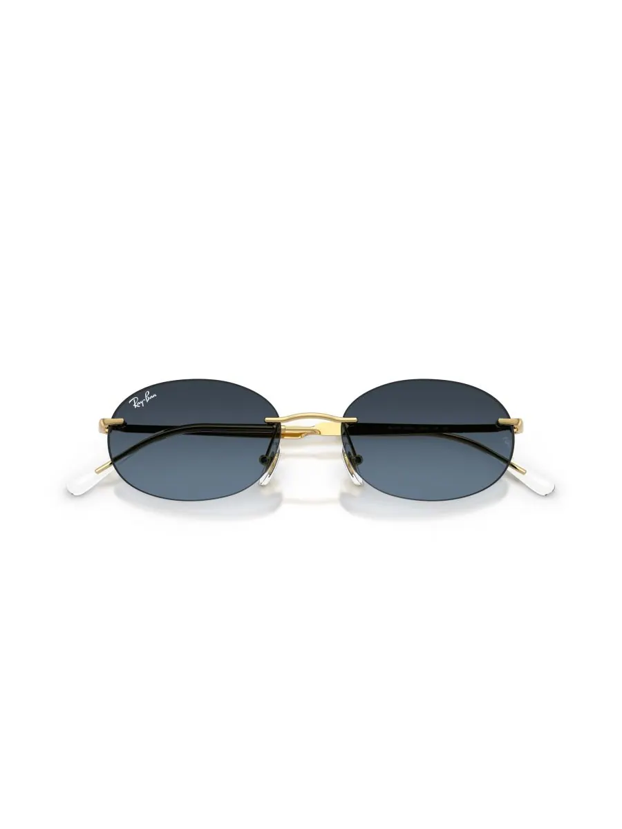 Солнцезащитные очки овальной формы унисекс, RB3767 Ray-Ban — изображение 3 из 5, золотистый