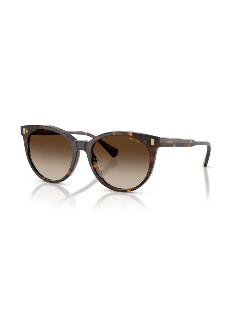Женские круглые солнцезащитные очки, RA5331U Ralph by Ralph Lauren, shiny темно-havana — изображение 1 из 5, махагоновый
