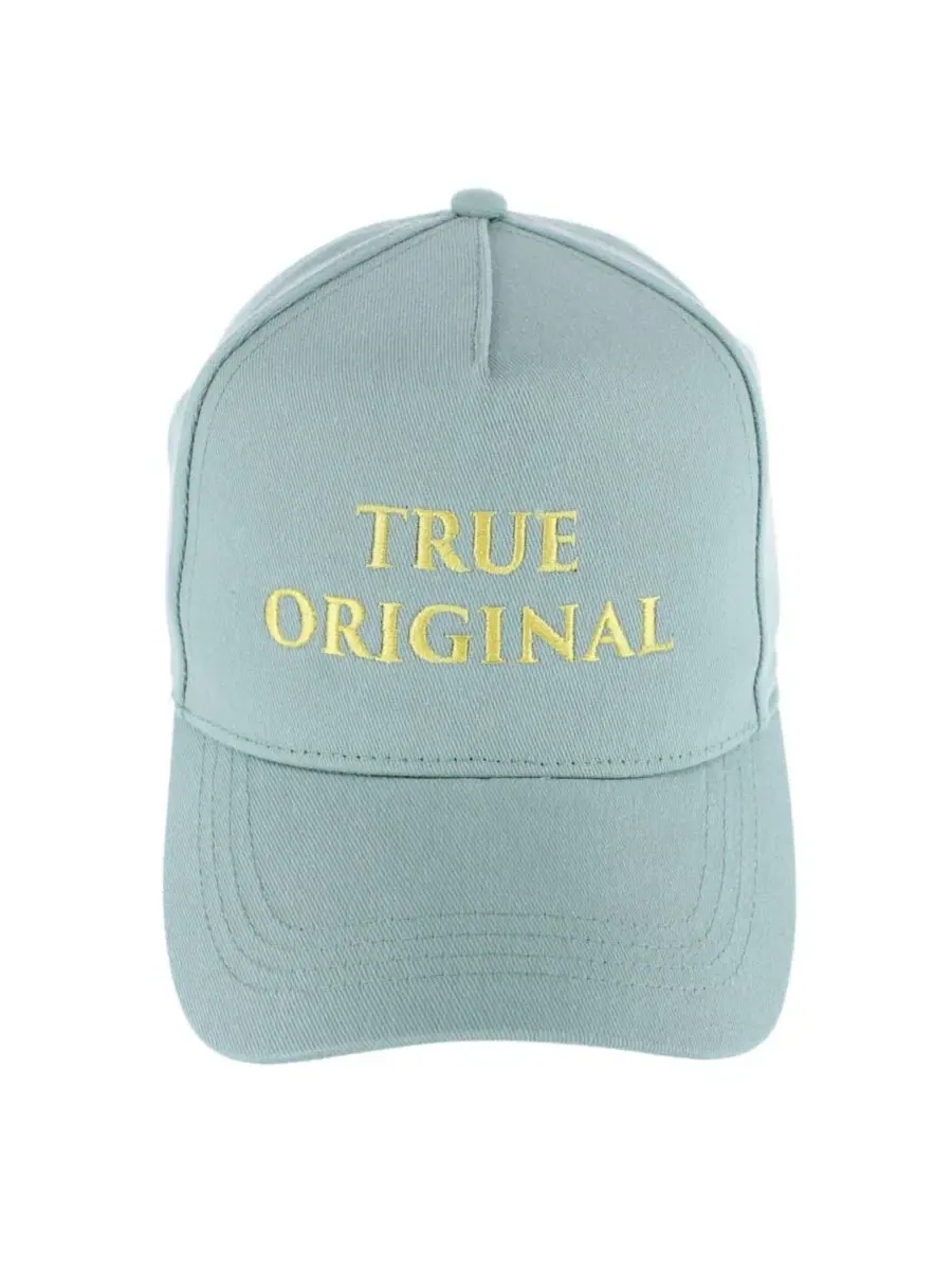 Мужская бейсболка True Original однотонного цвета Trafalgar — изображение 1 из 3, зеленый
