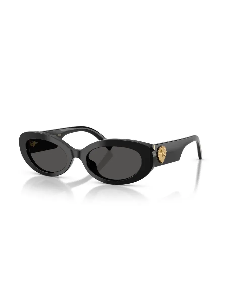 Очки солнцезащитные женские овальные DG4537 Dolce&Gabbana — изображение 1 из 6, черный