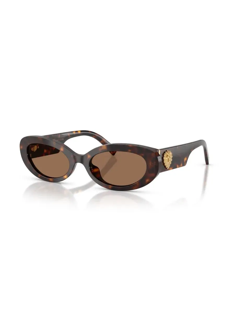 Солнцезащитные очки овальные с металлической деталью, DG4537 Dolce&Gabbana