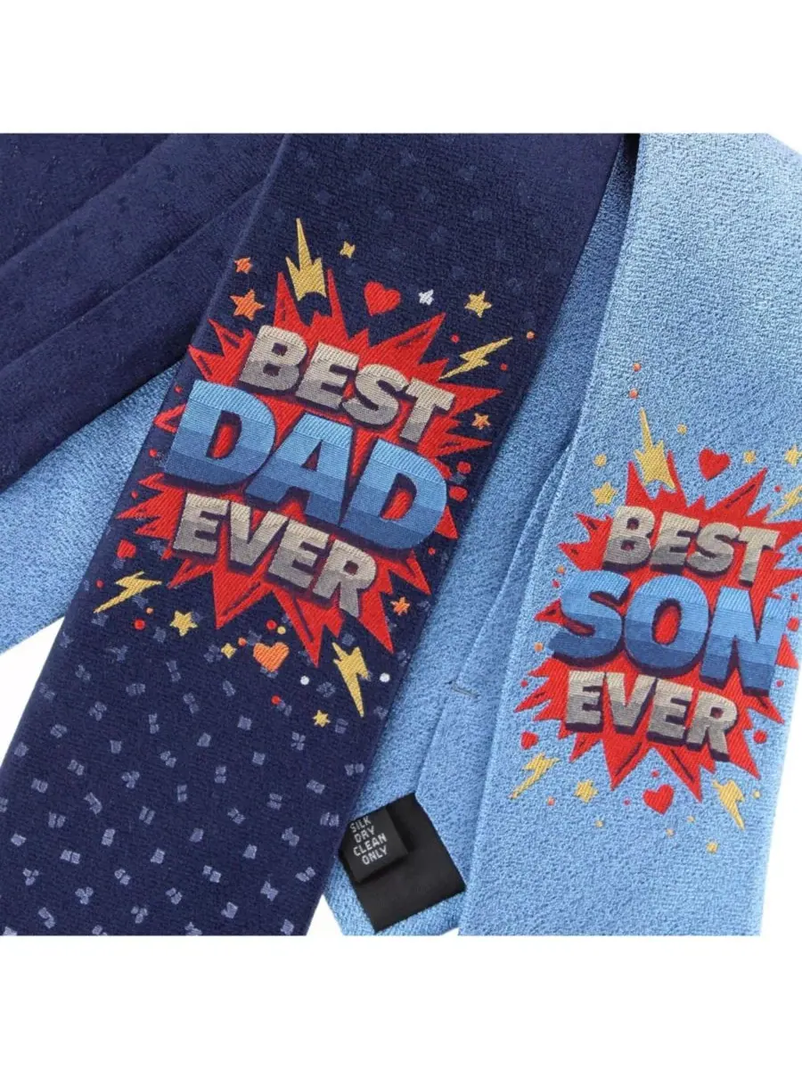 Комплект галстуков-бабочек Best Duo Ever Daddy and Me, Trafalgar — изображение 5 из 5, синий