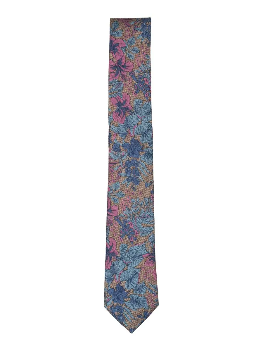 Галстук Easton Floral Pattern Bar III — изображение 2 из 3, тауп