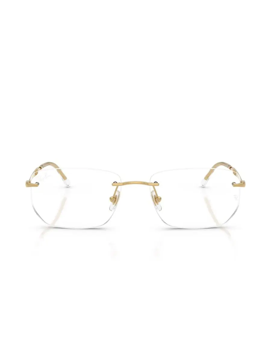 Очки офтальмологические без оправы Ray-Ban RB3768V — изображение 2 из 5, золотистый