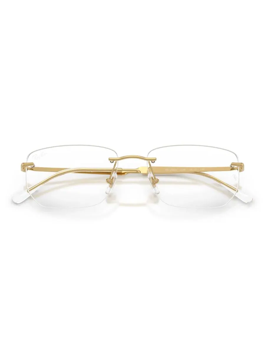 Очки офтальмологические без оправы Ray-Ban RB3768V — изображение 5 из 5, золотистый