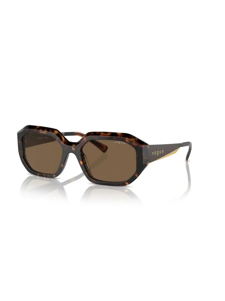 Солнцезащитные очки с геометрической оправой Vogue Eyewear VO5554S — черный