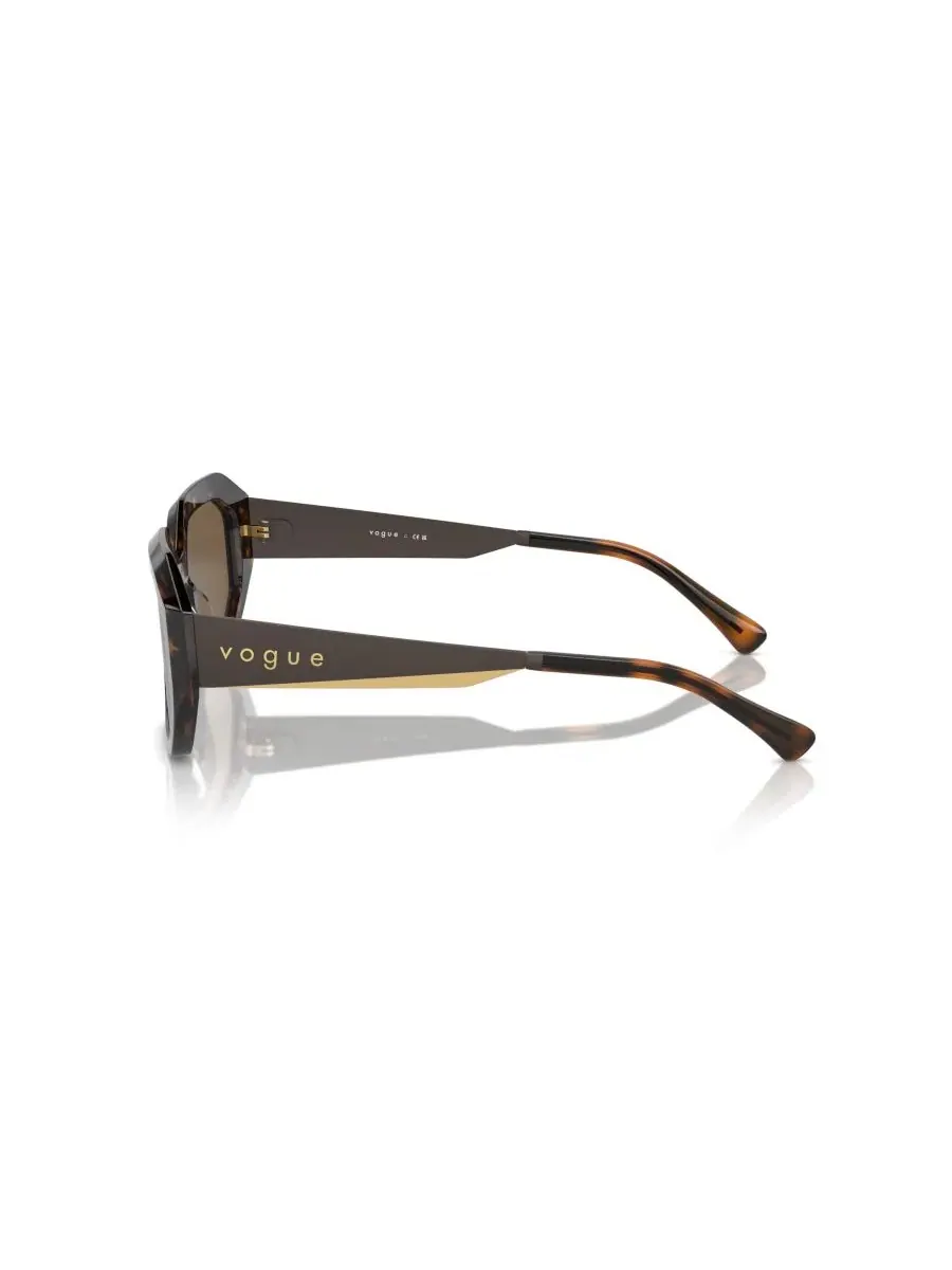 Солнцезащитные очки с геометрической оправой Vogue Eyewear VO5554S — изображение 3 из 6, темный